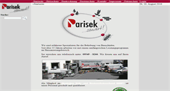 Desktop Screenshot of parisek-saniert.de